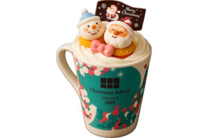 サンタさんとスノーマンの仲良しミルクティー