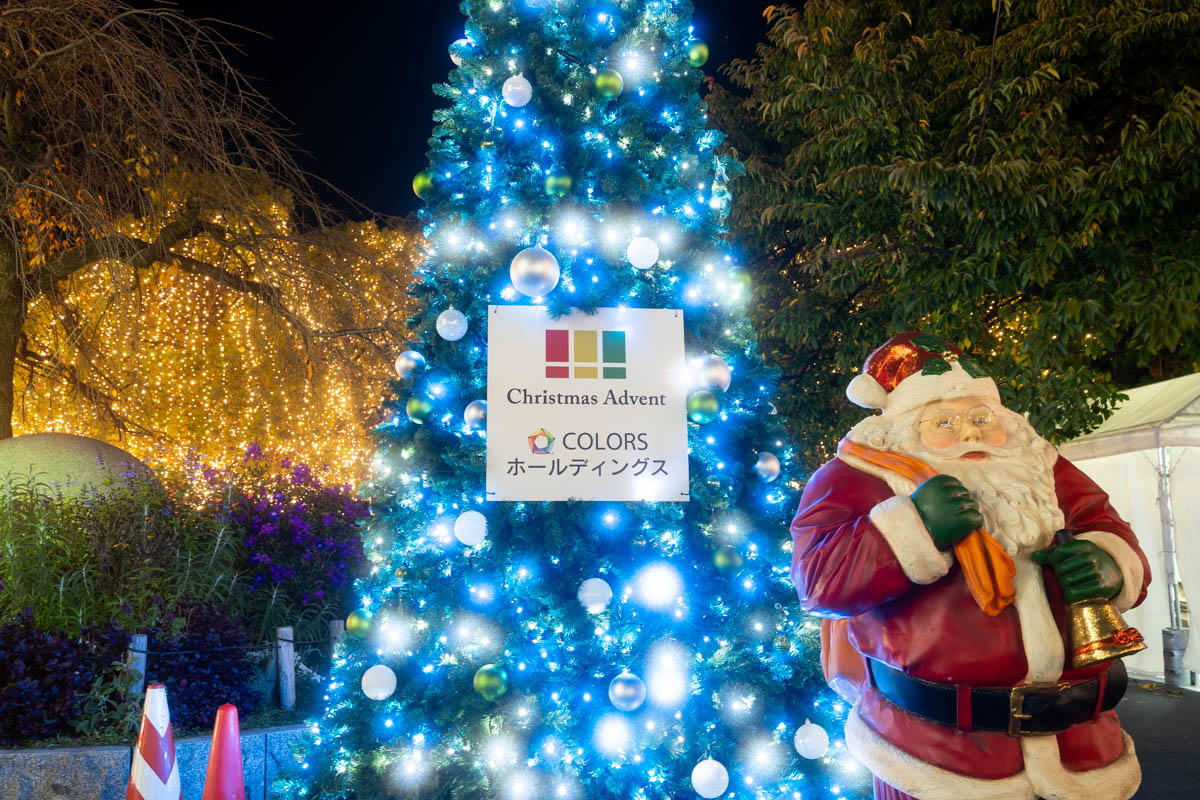 東京クリスマスアドベントin上野公園 会場の様子