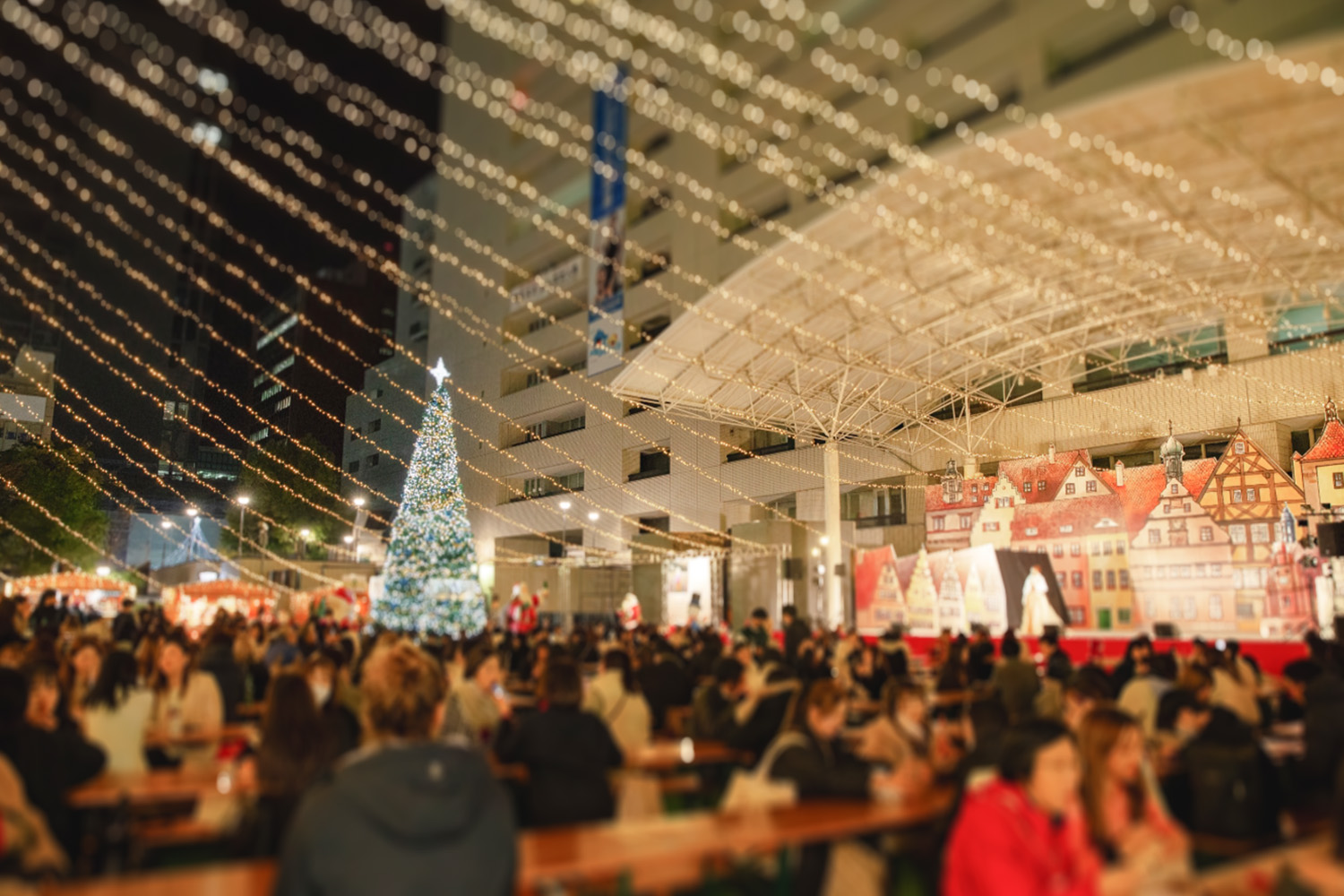 天神クリスマスマーケットのイベントの写真
